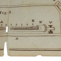 Dettaglio del margine inferiore della Tavola I, prima del restauro
